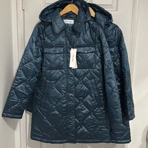 Brand new Calvin Klein Green Color Light Jacket and Coat For Women Size L